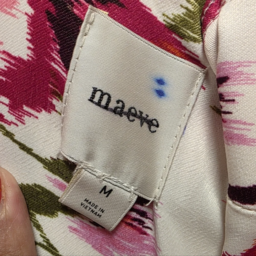 Anthropologie Maeve The Jocelyn Sleeveless Slip Midi Dress In Pink New W/O Tags - Picture 11 of 12